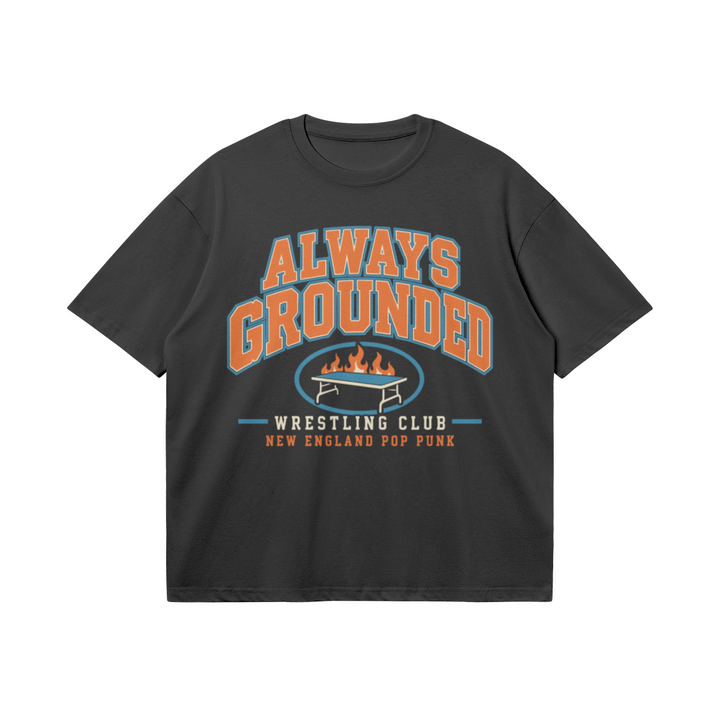 Always Grounded – Flaming Table Boxy Tee