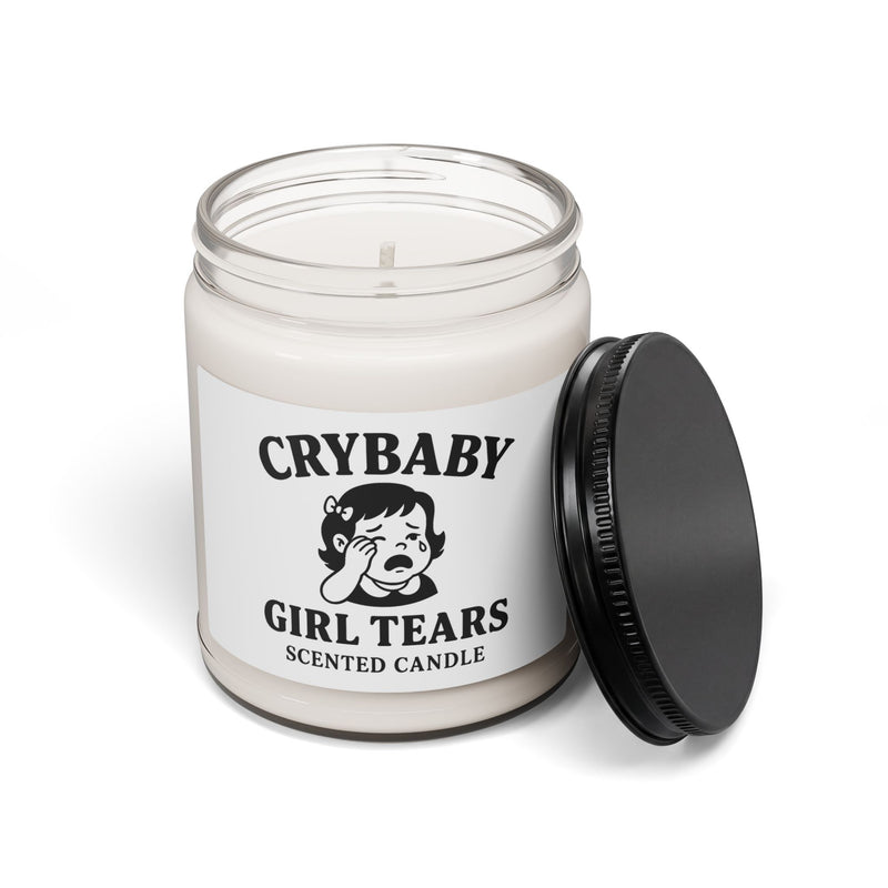 Crybaby Girl Tears Scented Soy Candle | 9oz Aromatherapy Gift