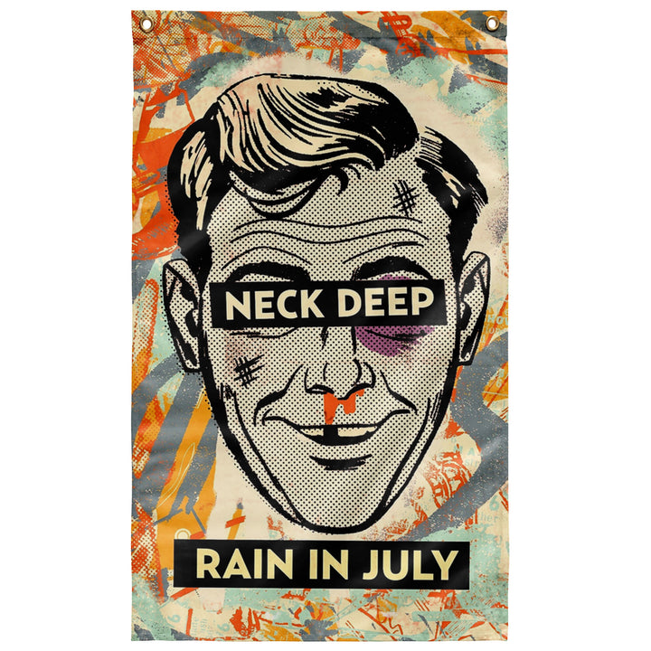 Neck Deep - Rain In July Flag