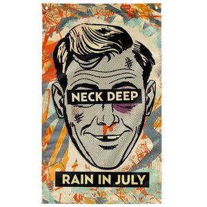 Neck Deep - Rain In July Flag